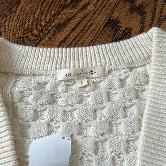 NWT Ruby and Jenna et cleft cropped knit cardigan - Picture 5 of 6